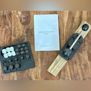 Spoon Ring Bending Tool Set with Manual